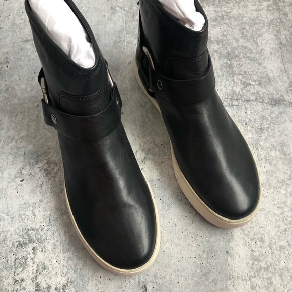 Frye Lena Harness Leather Booties - Picture 4 of 7